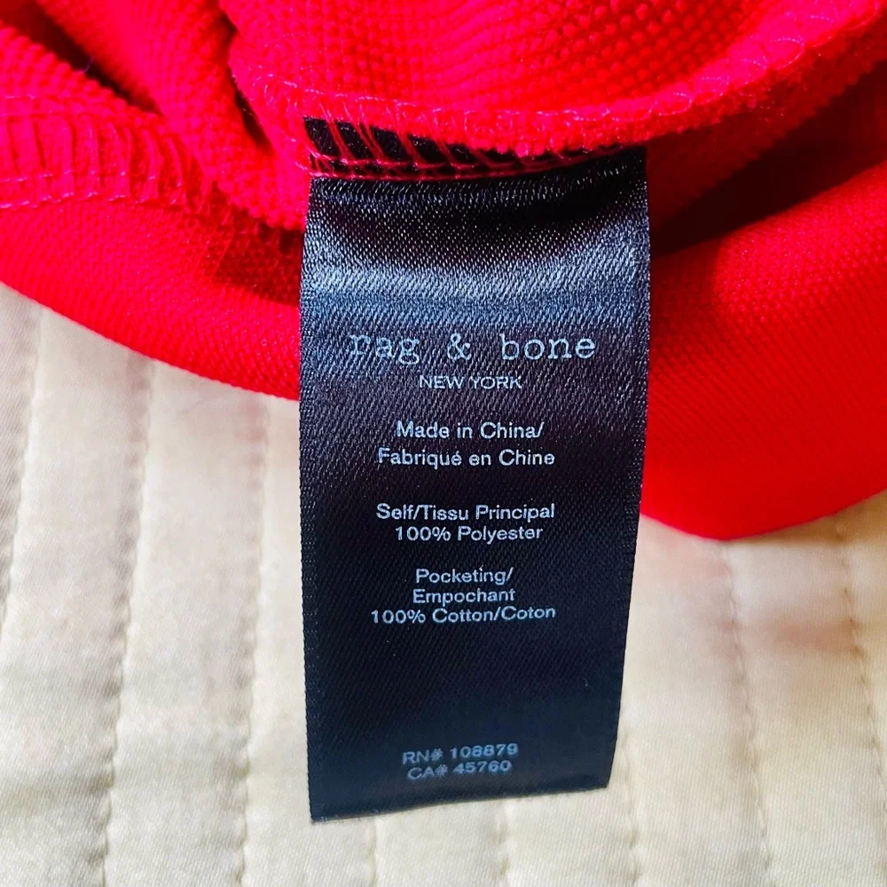 Rag & Bone Vibrant Red Leisure Set - Picture 9 of 9